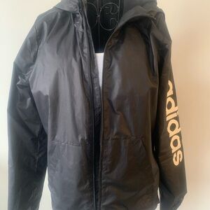 adidas Navy Blue Jacket with White Logo